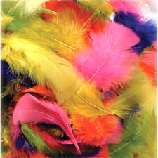 Chenille Kraft Plumage 1oz Feathers