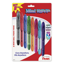 Pentel Mini R.S.V.P. Ballpoint Pens