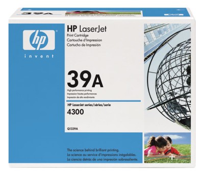 HP Q1339AG (HP 39A) Black OEM Print Cartridge (45/Pallet)