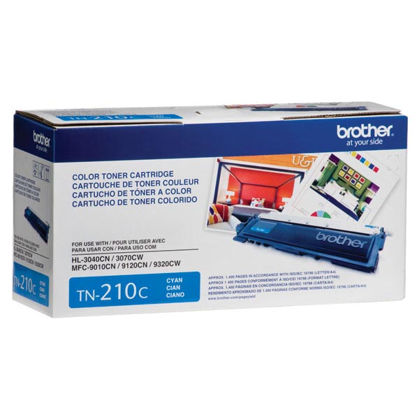 Brother TN-210C Cyan OEM Toner Cartridge