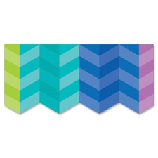 Creative Teaching Press Rainbow Herringbone Border