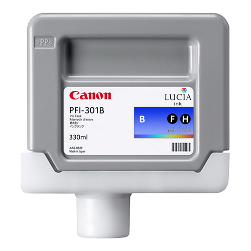 Canon 1494B001 (PFI-301B) Blue OEM Inkjet Cartridge