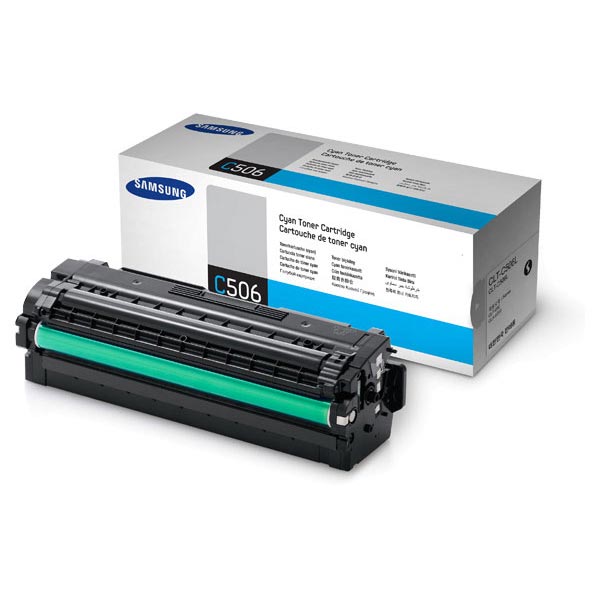 Samsung CLT-C506L Cyan OEM Toner Cartridge