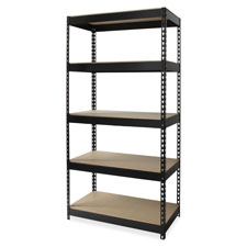 Lorell Riveted Steel Shelving