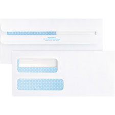 Bus. Source No. 9 Double Window Invoice Envelopes