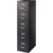 Lorell Commercial Grade Black Vertical Files