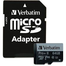 Verbatim 64GB Pro II 1900X microSDXC Memory Card