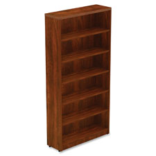 Lorell Chateau Series Cherry Laminate Bookshelf