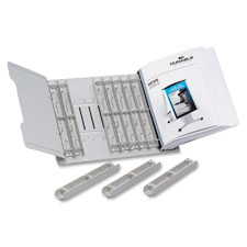 Durable 12-section Desktop Catalog Rack