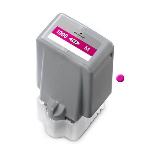 Premium Quality Magenta Pigment Ink Cartridge compatible with Canon PFI-1000M