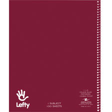 Roaring Spring Lefty 1 Subject Wirebound Notebook