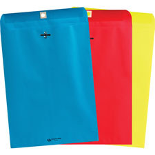 Quality Park Brightly Colored 9x12 Clasp Envelopes