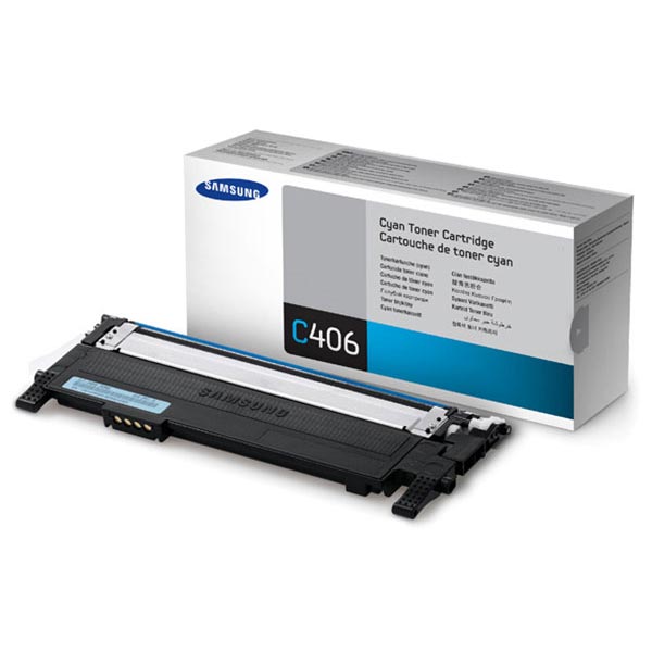 Samsung CLT-C406S Cyan OEM Toner Cartridge