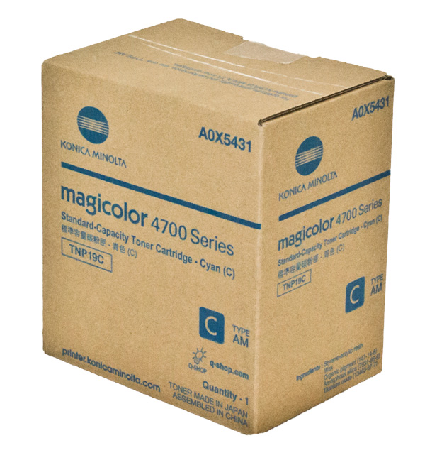 Konica Minolta A0X5431 Cyan OEM Toner Cartridge