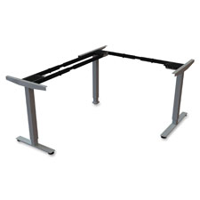 Lorell Sit/Stand Frame Black Third-leg Add-on Kit