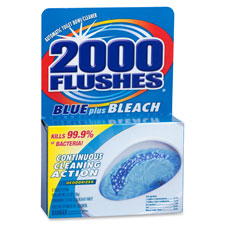 WD-40 2000 Flushes Blue/Bleach Bowl Cleaner