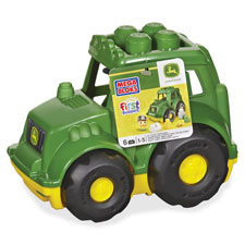 Mega Bloks First Builders John Deere Tractor Set