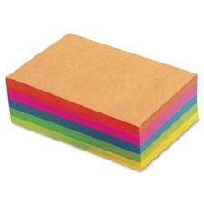 Tops Fluorescent Memo Sheets