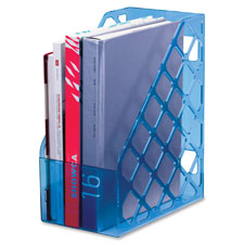 Officemate Blue Glacier Large Magazine File