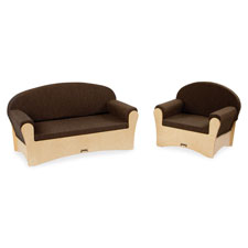 Jonti-Craft Komfy Sofa/Chair 2-pc Set