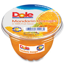 Dole Mandarin Oranges Fruit Cups