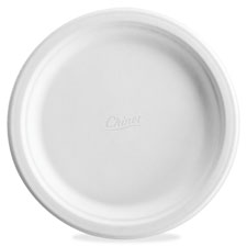 Huhtamaki Classic Chinet White Molded Plates