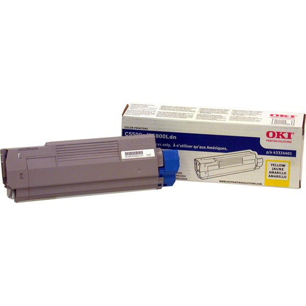 Okidata 43324401 (Type C8) Yellow OEM Toner