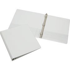 SKILCRAFT Round Ring White View Binders