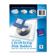 Avery Vinyl Self-Adhesive Media/CD/DVD Pockets