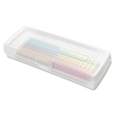 Sparco Clear Mini Pencil Box