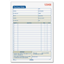 Adams 3-Part Carbonless Purchase Order Forms