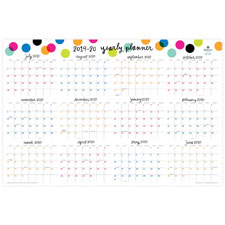 Blue Sky Ampersand Dots Laminated Wall Calendar