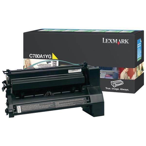 Lexmark C780A1YG Yellow OEM Print Cartridge