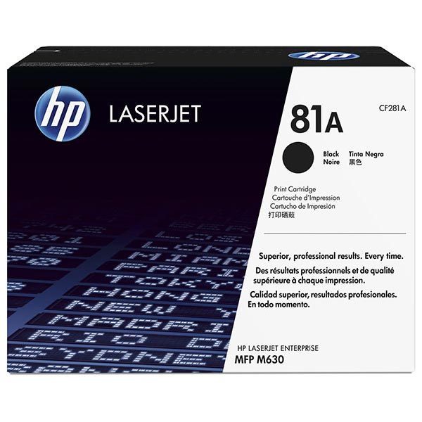 HP CF281A (HP 81A) Black OEM Toner Cartridge