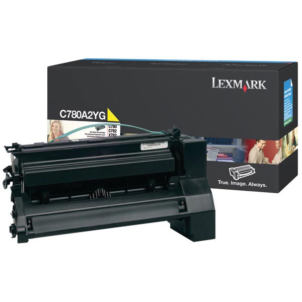 Lexmark C780A2YG Yellow OEM Print Cartridge