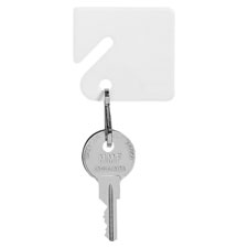 MMF Industries White Plastic Key Tags