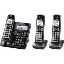 Panasonic 3-handset Cordless Phone System