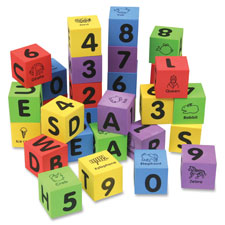 Chenille Kraft WonderFoam Number/Letter Blocks Set