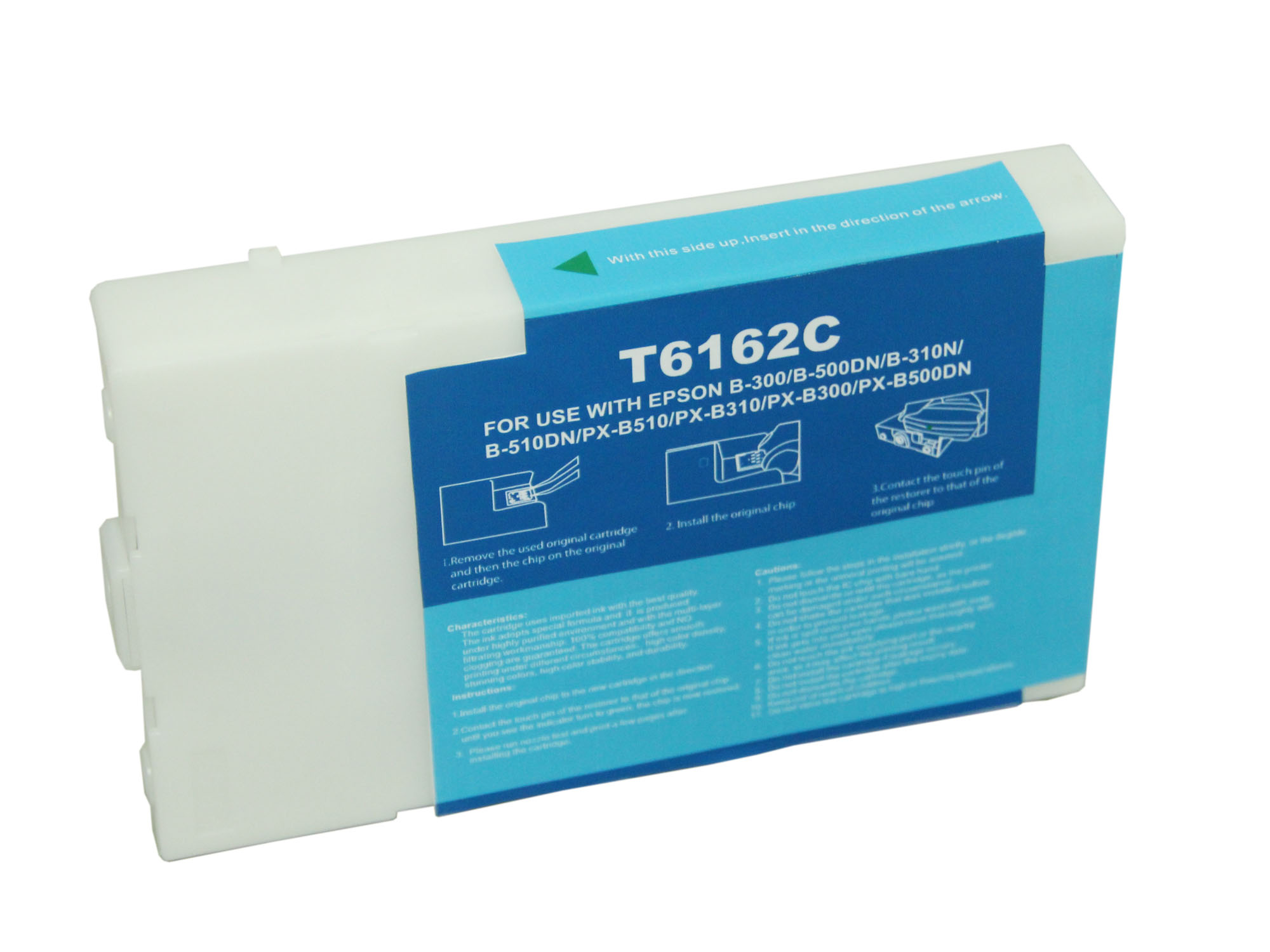 Premium Quality Cyan Inkjet Cartridge compatible with Epson T616200 (Epson 616)