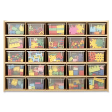 Jonti-Craft Young Time 25-tray Cubbie Storage Unit