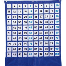 Carson PreK-Gr5 Deluxe Hundred Brd Pocket Chart