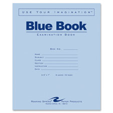 Roaring Spring Blue Book 8-sheet Exam Booklet