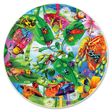 A Broader View Creepy Critters 500-pc Round Puzzle