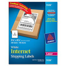 Avery White Shipping Labels