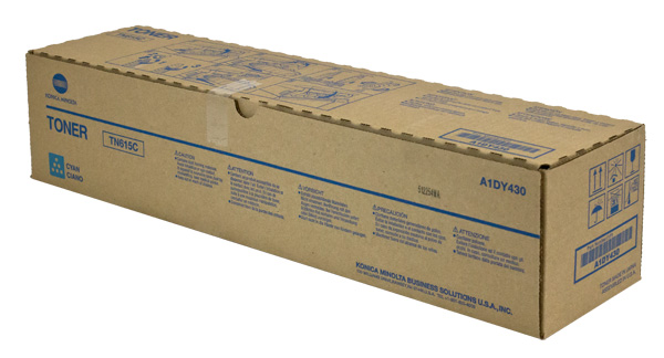 Konica Minolta A1DY430 (TN-615C) Cyan OEM Toner Cartridge