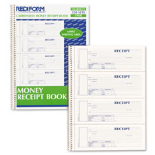 Rediform 3-part Wirebound Money Receipt Book