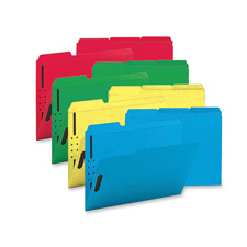 Bus. Source Colored Letter Fastener Folders