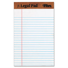 Tops Letr-Trim Perforation Jr. Legal Ruled Pads