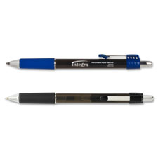 Integra Retractable Roller Gel Pen w/ Metal Clip