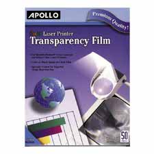 Apollo Color Laser Printer Transparency Film